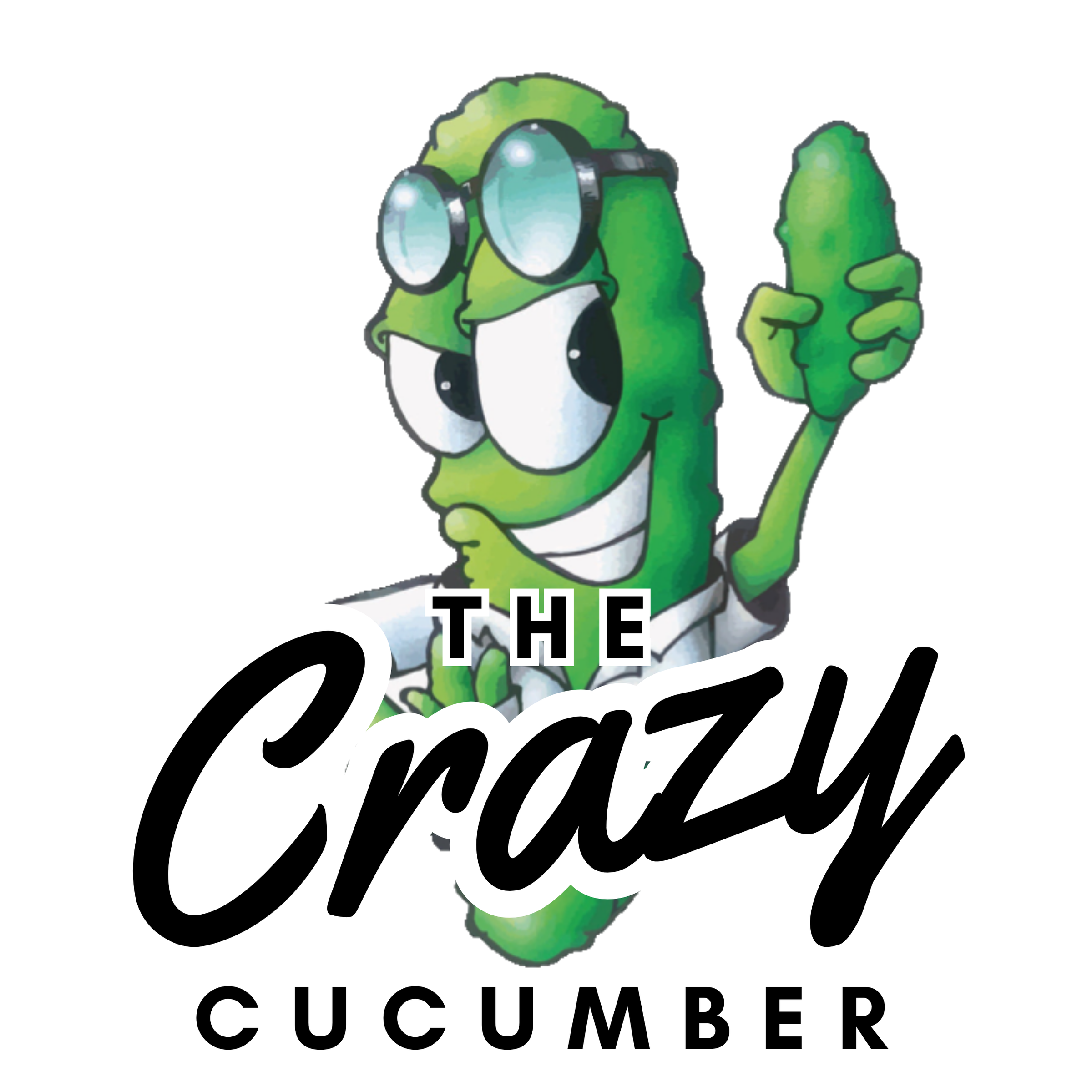 The Crazy Cucumber branding